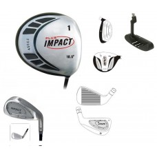 AGXGOLF IMPACT SERIES BOY'S GRAPHITE EDITION STARTER SET; 450cc FORGED DRIVER